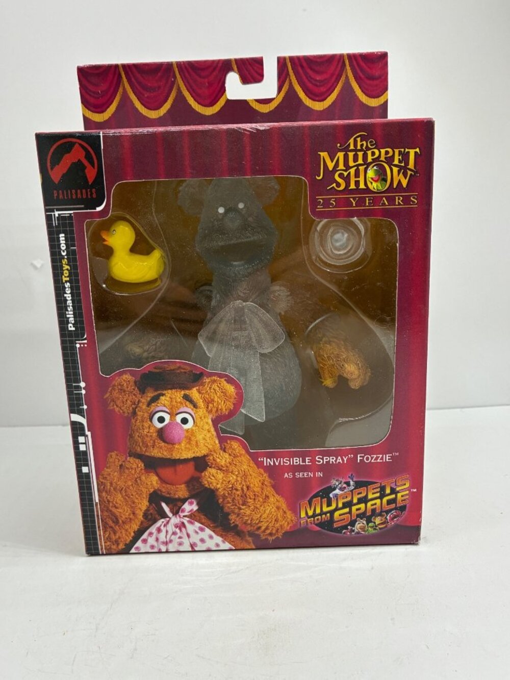 Palisades Invisible Spray Fozzie Figure Comic-Con 2002 Exclusive Muppet Show 25
